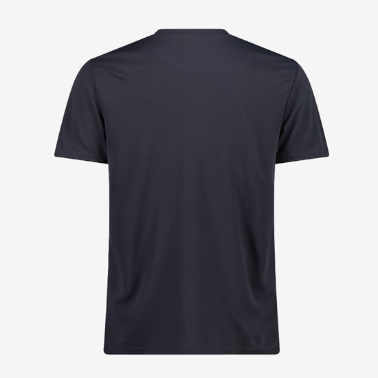 CMP m majica 39T7117P U423 ROUND NECK T-SHIRT WHIT CMP LOGO antracite