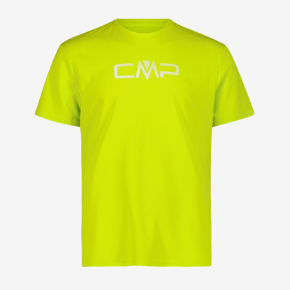 CMP m majica 39T7117P E112 ROUND NECK T-SHIRT WHIT CMP LOGO acido