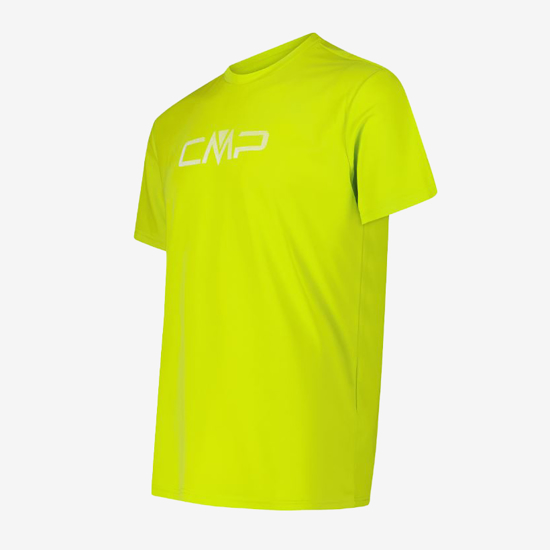 CMP m majica 39T7117P E112 ROUND NECK T-SHIRT WHIT CMP LOGO acido
