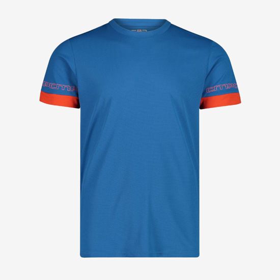CMP m majica 33N6677 L988 UNLIMITECH T-SHIRT WITH LOGO pacific
