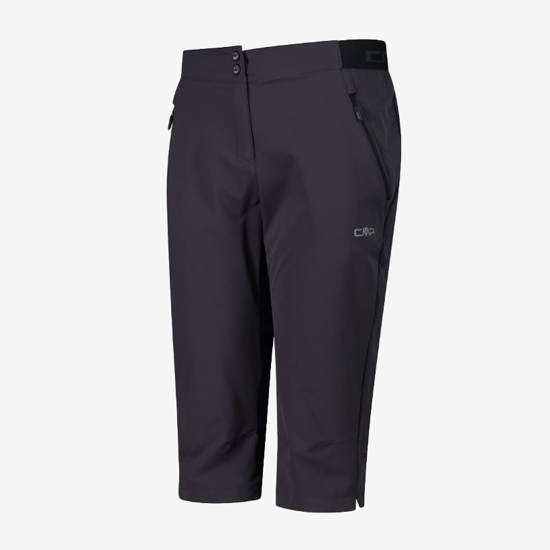 CMP ž hlače 33T6236 U423 UNLIMITECH CAPRI PANT IN 4 WAY STRETCH FABRIC antracite
