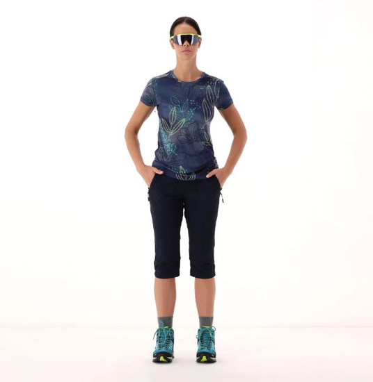CMP ž hlače 33T6236 U423 UNLIMITECH CAPRI PANT IN 4 WAY STRETCH FABRIC antracite