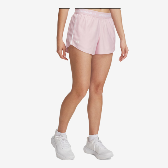 UNDER ARMOUR ž hlače 1389882-647 TECH PLAY UP prime pink white