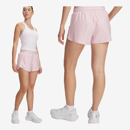 UNDER ARMOUR ž hlače 1389882-647 TECH PLAY UP prime pink white