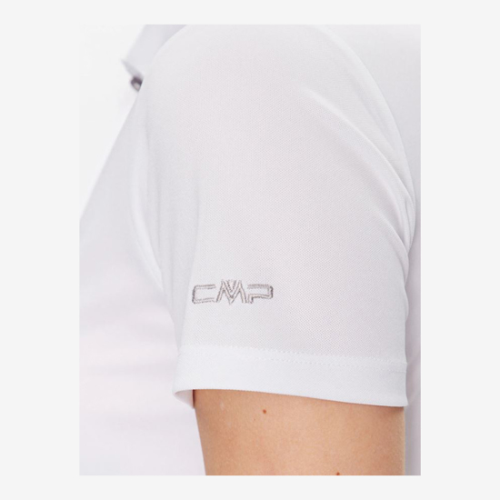 CMP ž polo majica 3T59676 24XT ONE COLOUR PIQUET bianco