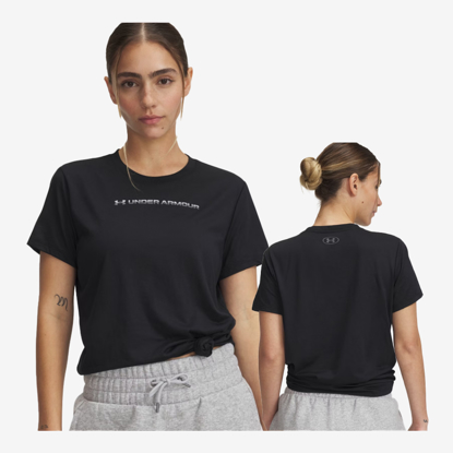 UNDER ARMOUR ž majica 1389726-001 TECH PTH GRAPHIC SHORT SLEEVE black