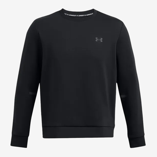 UNDER ARMOUR m pulover 1389351-001 UNSTOPPABLE FLEECE black