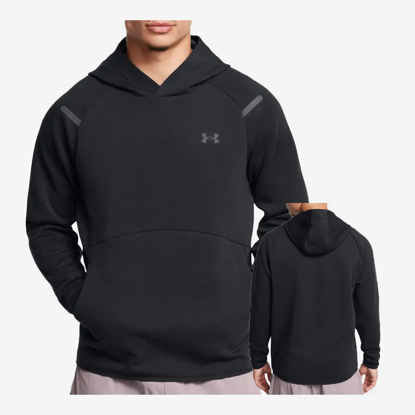 UNDER ARMOUR m kapucar 1389350-001 UNSTOPPABLE FLEECE black