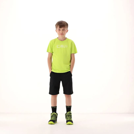 CMP otr majica 39T7114P E112 KID T-SHIRT WITH CMP LOGO acido