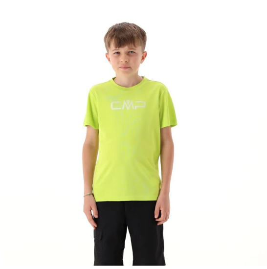 CMP otr majica 39T7114P E112 KID T-SHIRT WITH CMP LOGO acido