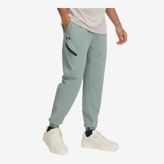 UNDER ARMOUR m hlače 1388823-348 UNSTOPPABLE JOGGERS silica green hydro green
