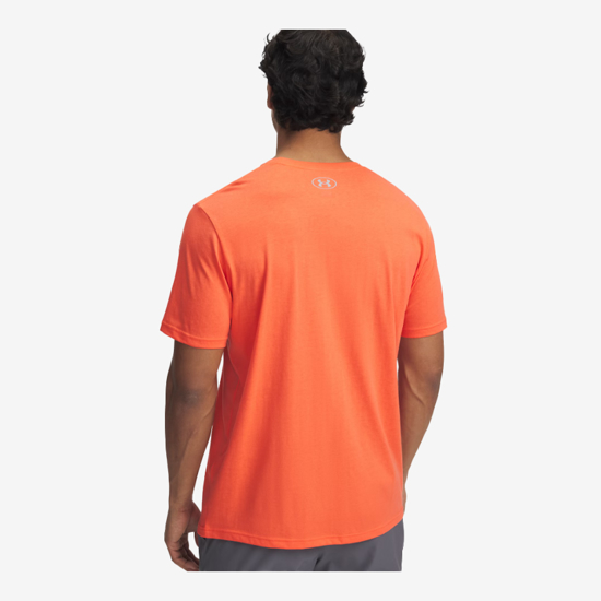 UNDER ARMOUR m majica 1386793-847 UA BOXED SPORTS SHORT SLEEVE fire mod grey