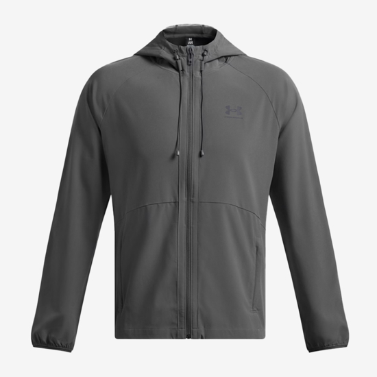 UNDER ARMOUR m jakna 6003001-025 STRETCH WOVEN WINDBREAKER castlerock black