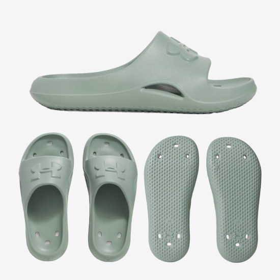 UNDER ARMOUR natikači  3028095-348 LOCKER V SLIDERS silica green