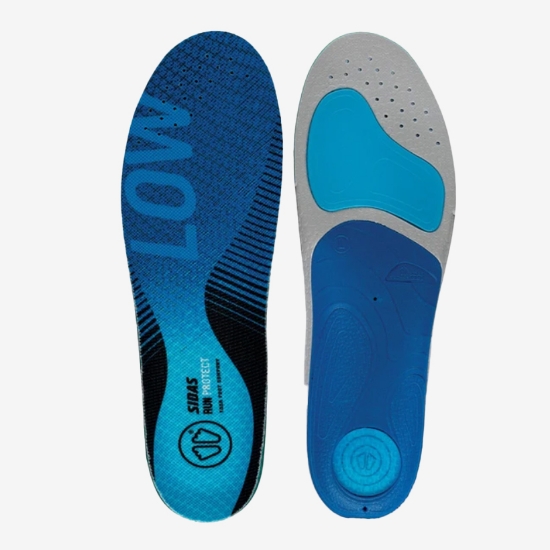 SIDAS vložki 315495302 3 FEET RUN PROTECT LOW blue