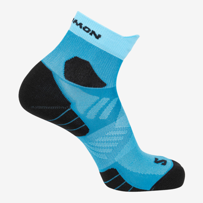 SALOMON tekaške nogavice 2624800 AERO ANKLE SOCKS blue danube/aquarius