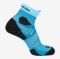 SALOMON tekaške nogavice AERO ANKLE SOCKS blue danube/aquarius