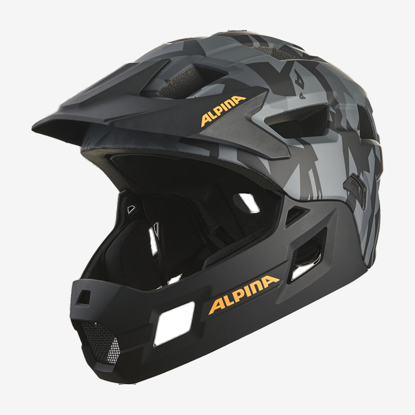 ALPINA otr kolesarska čelada  A9779 32 RUPI black matt camo orange