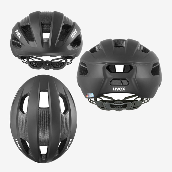 UVEX odr kolesarska čelada 41009005 RISE CC all black matt