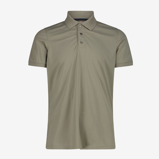 CMP m polo majica 3T60077 E663 ONE COLOUR TECHNICAL POLO SHIRT sage