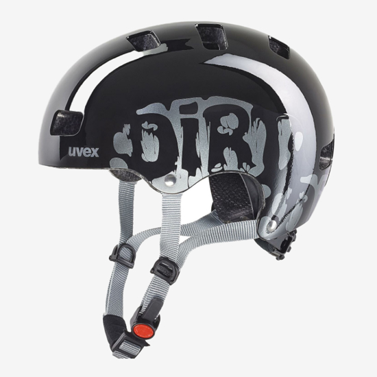 UVEX otr kolesarska čelada 41481909 KID 3  dirtbike black