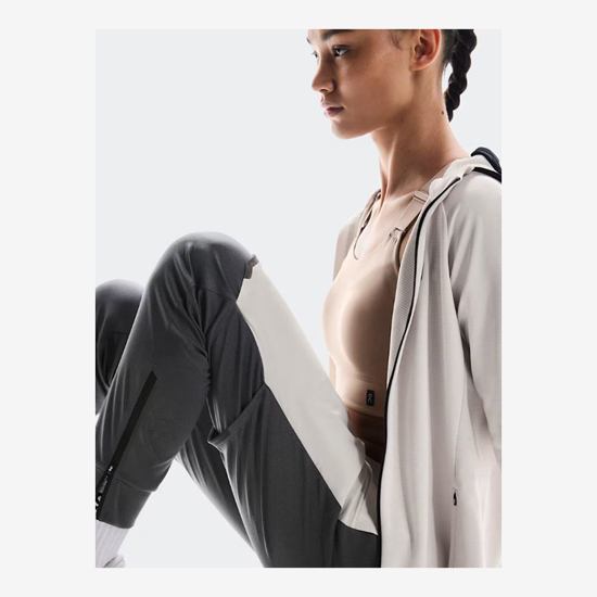 On ž hlače 1WE10352989 WEATHER PANTS silver eclips