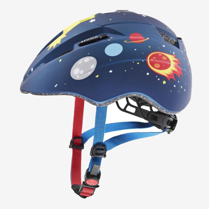 UVEX otr kolesarska čelada 41498203 KID 2 CC dark blue rocket mat
