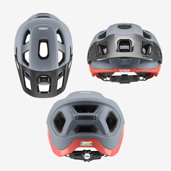 UVEX odr kolesarska čelada 41070910 REACT MTB rhino apricot
