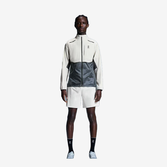 On m jakna 1ME10312989 WEATHER JACKET silver eclipse