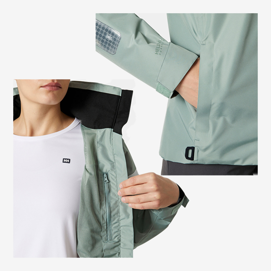 HELLY HANSEN ž jakna 34427 484 SALT INSHORE eucalyptus