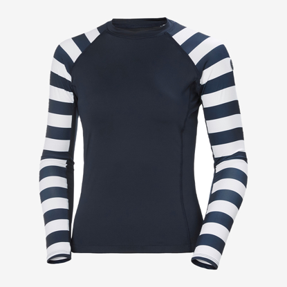 HELLY HANSEN ž uv majica 34321 599 WATERWEAR RASHGUARD navy stripe