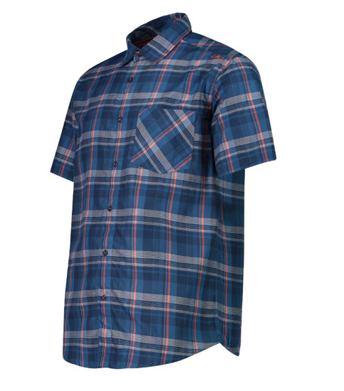 CMP m majica 30T9937 21ZT SHORT-SLEEVED SHIRT b.blue ocean tango