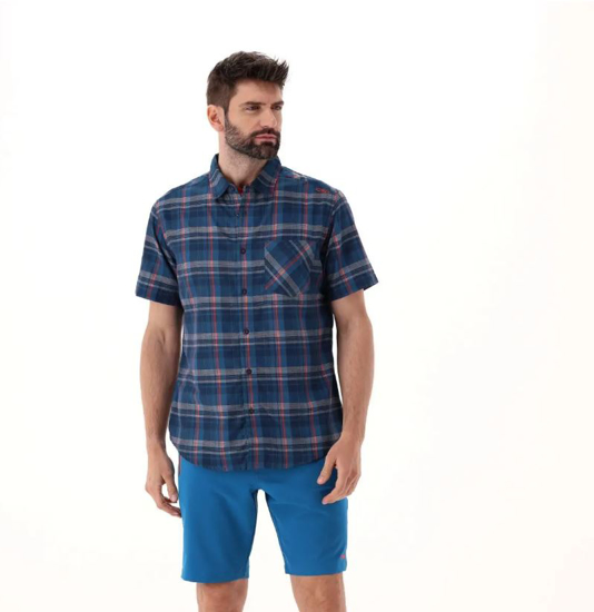 CMP m majica 30T9937 21ZT SHORT-SLEEVED SHIRT b.blue ocean tango