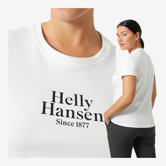 HELLY HANSEN ž majica 54592 001 CORE GRAPHIC T-SHIRT 2.0 white