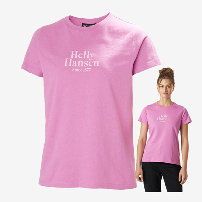 HELLY HANSEN ž majica 54592 089 CORE GRAPHIC T-SHIRT 2.0 meta pink
