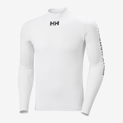 HELLY HANSEN m uv majica 34023 001 WATERWEAR RASHGUARD white
