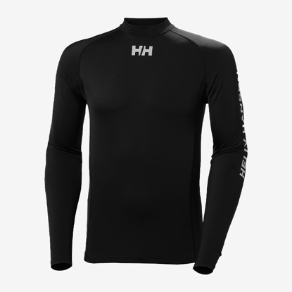HELLY HANSEN m uv majica 34023 990 WATERWEAR RASHGUARD black
