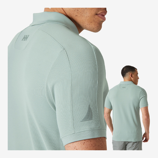 HELLY HANSEN m polo majica 34496 484 RACE POLO 2.0 eucalyptus