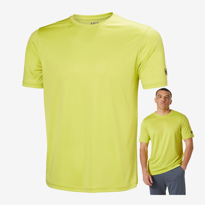 HELLY HANSEN m majica 49584 410 HH TECH T-SHIRT cyber lime