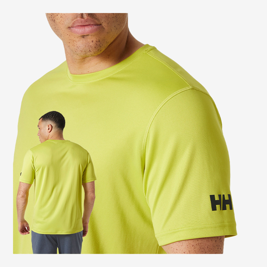 HELLY HANSEN m majica 49584 410 HH TECH T-SHIRT cyber lime