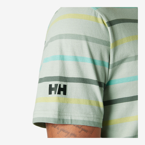 HELLY HANSEN m majica 34494 462 NEWPORT T-SHIRT 2.0 green mist