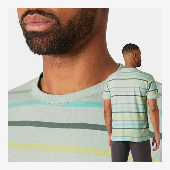 HELLY HANSEN m majica 34494 462 NEWPORT T-SHIRT 2.0 green mist