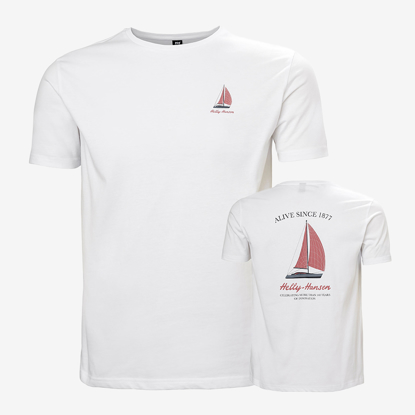HELLY HANSEN m majica 54601 001 SHORELINE T-SHIRT 3.0 white