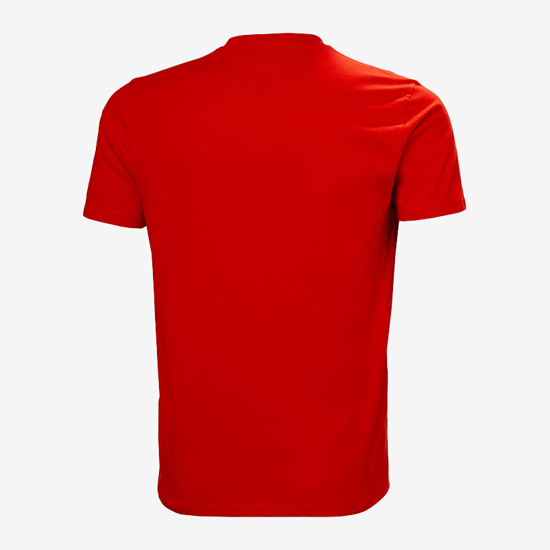 HELLY HANSEN m majica 54597 222 HH BOX T-SHIRT 2.0 alert red