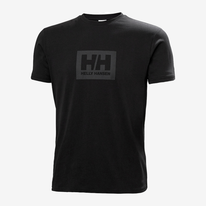 HELLY HANSEN m majica 54597 990 HH BOX T-SHIRT 2.0 black