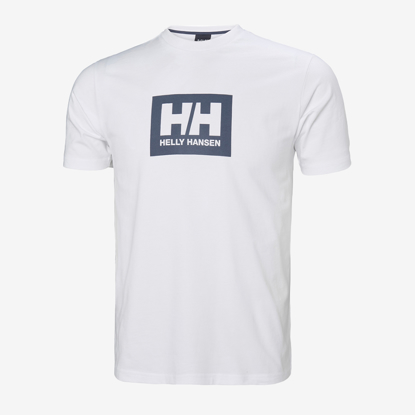 HELLY HANSEN m majica 54597 001 HH BOX T-SHIRT 2.0 white