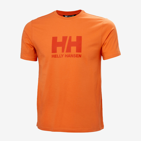 HELLY HANSEN m majica 54596 304 HH LOGO T-SHIRT 3.0 bonfire