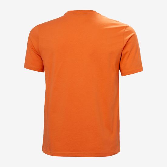 HELLY HANSEN m majica 54596 304 HH LOGO T-SHIRT 3.0 bonfire