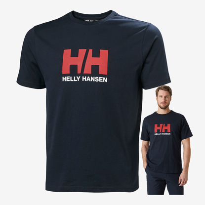 HELLY HANSEN m majica 54596 597 HH LOGO T-SHIRT 3.0 navy