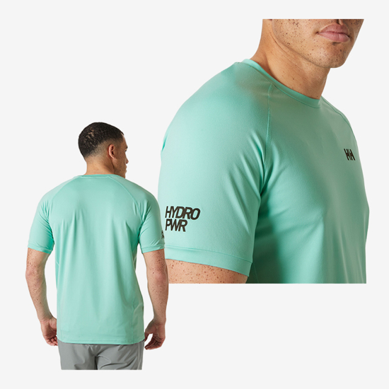 HELLY HANSEN m majica 34418 416 HP OCEAN T-SHIRT lagoon